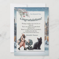 Célébrations d'hiver dans la neige, avec Kittens