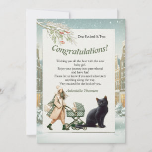 Célébrations d'hiver dans la neige, avec Kittens