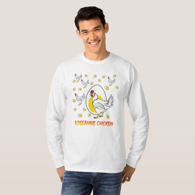 Célèbre T-shirt Roseanne Chicken and Egg 2020 (Devant entier)