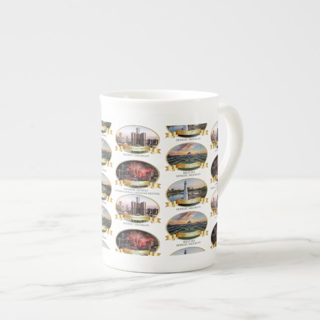 Célébrer Detroit Mug (Devant droit)