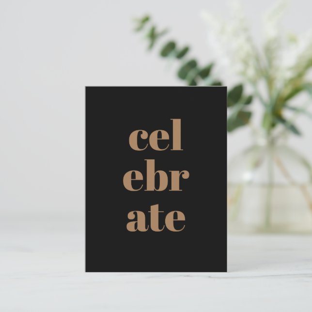 Célébrer la carte de Noël (Debout devant)