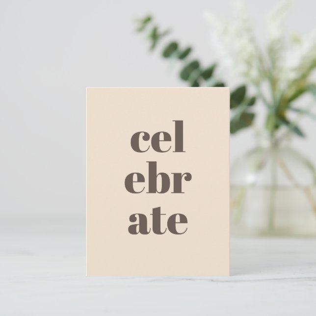 Célébrer la carte de Noël (Debout devant)