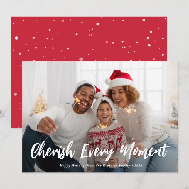 célébrer la carte de Noël joyeux (Devant / Derrière)