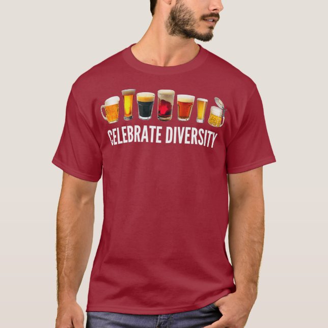 Célébrer la diversité TShirt Craft Bière Pères (Devant)