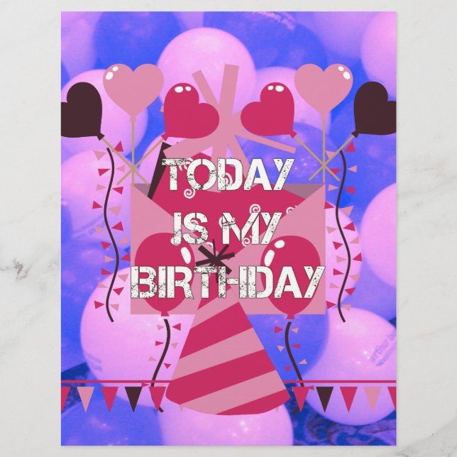Célébrer Mes Bénédictions Joyeuses d'Anniversaire (Devant)