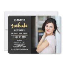 Célébrer | Photo Graduation Party Invitation