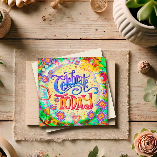 Célébrez Aujourd'Hui Amusant Anniversaire Gaie Ins (Créateur téléchargé)