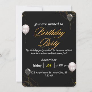 Célébrez avec Style - Carte d'anniversaire personn