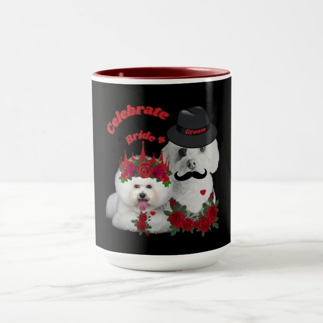 Célébrez la mariée et la pièce de café Mug (Centre)