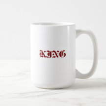 Célébrez l'amour Couple ROI et REINE Tasses à thé