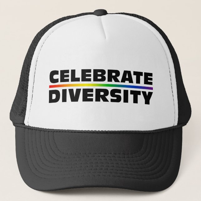 Célébrez le casquette de diversité (Devant)