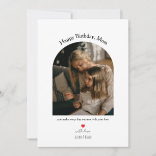 Célébrez Maman avec une carte d'anniversaire chale