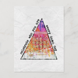 Célébrez Qui Vous Êtes Carte Postale