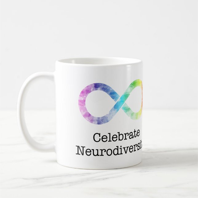 Célébrons la Mug de la neurodiversité (Gauche)