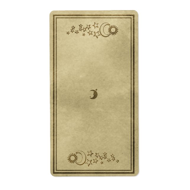 Céleste Apothecaire Jar Étiquettes (Devant)