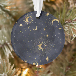 Céleste ciel de nuit ornement motif