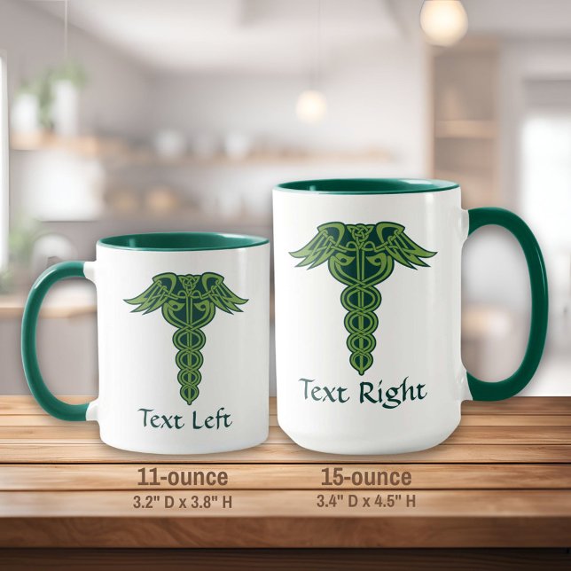 Céleste noeud Caduceus Mug (Créateur téléchargé)