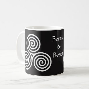 Céleste triple Spirale café Mug