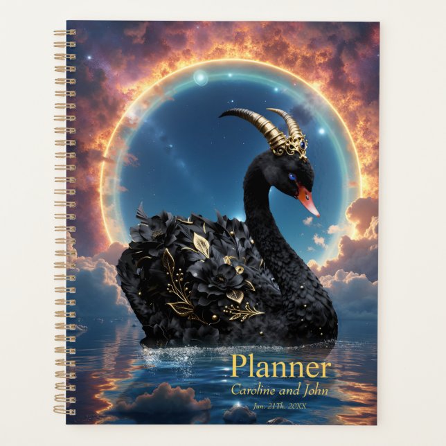 Celestial Black Swan Guardian of the Moonfire Veil (Devant)
