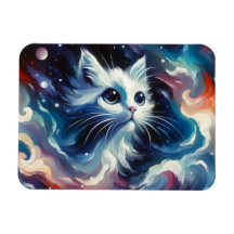Celestial Cat Dreams Magnet