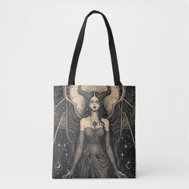 Celestial Demoness Gothic Tote Bag (Devant)