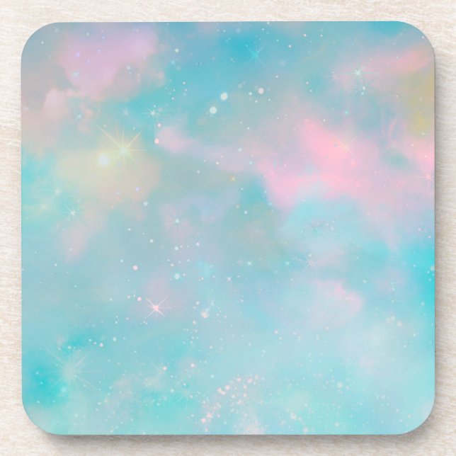 Celestial Dreamscape Pastel Dessous de verre en pl (Devant)
