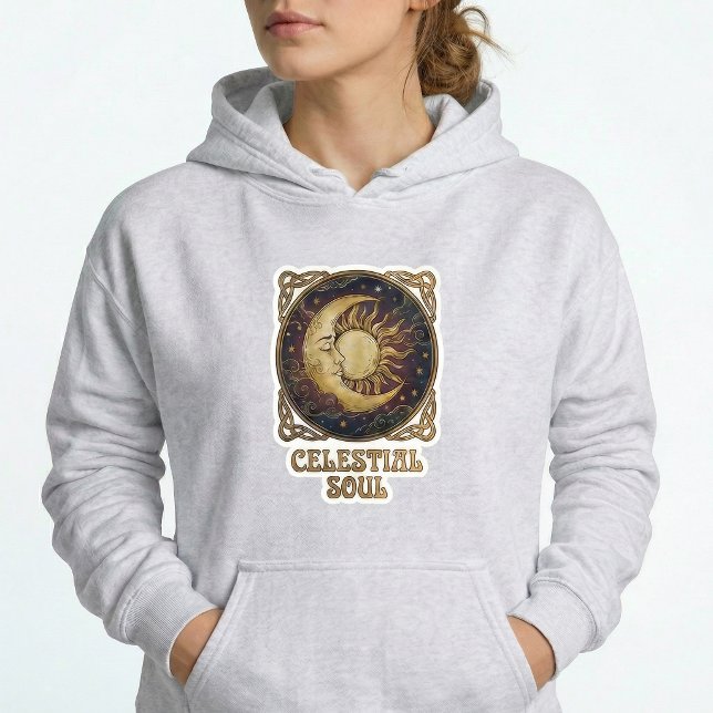 Celestial Soul Spiritual Pullover Hoodie (Créateur téléchargé)