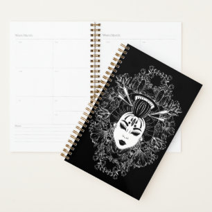 CELESTIEL MYSTIQUE JAPONAIS GEISHA SPIRIT SUR NOIR