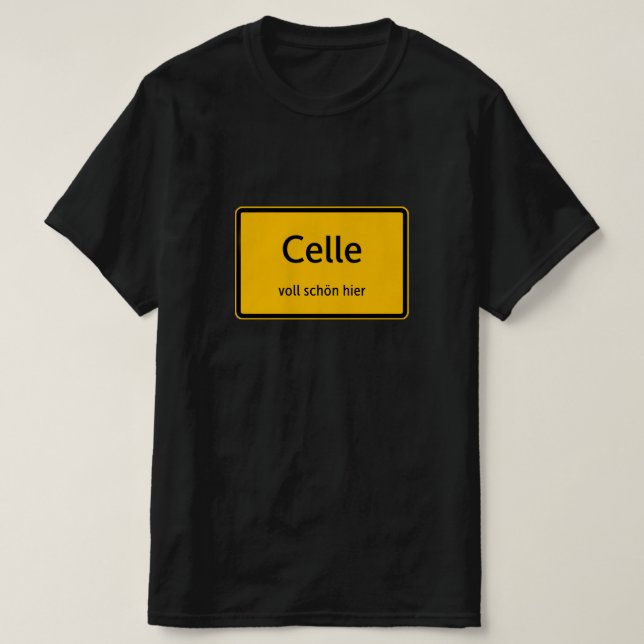 Celle Messieurs T-Shirt Tshirt Chemise (Design devant)