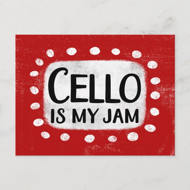 Cello est ma carte postale (Devant)