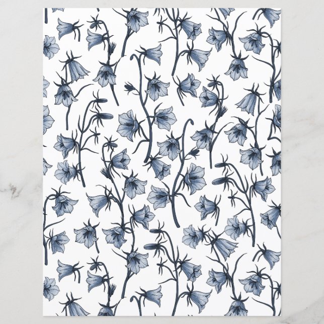 Cellules bleues, Cloches, Bellflowers (Devant)