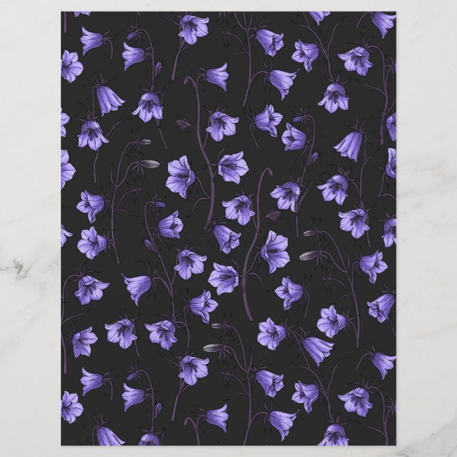 Cellules bleues de minuit, cloches, Bellflowers (Devant)