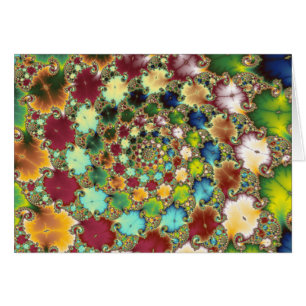 Cellules de fractale - carte de fractale