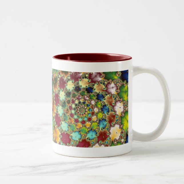 Cellules fractales - Mug fractale (Droit)