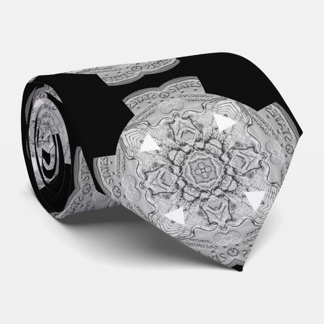 Celtic Cross USA Eagle Design Cravate (Roulé)