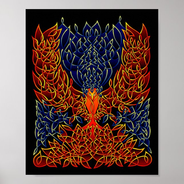 Celtic Phoenix Poster (Devant)