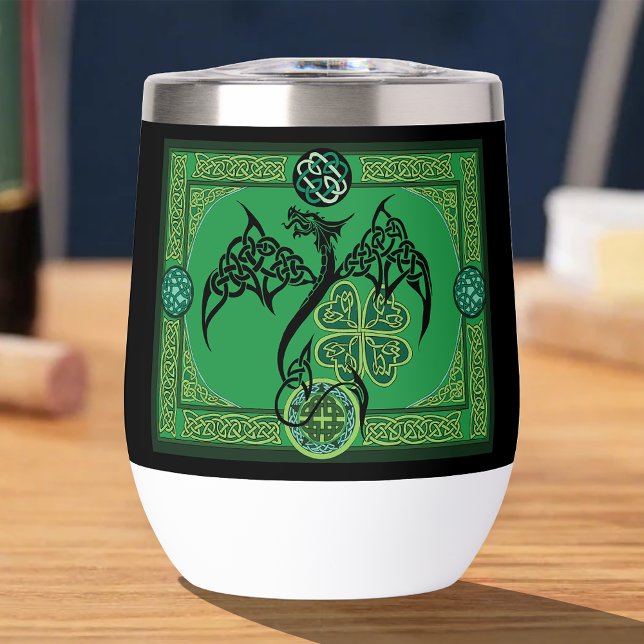 Celtique irlandais de dragon vert (Créateur téléchargé)