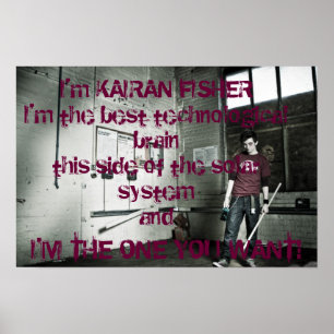 Celui que vous voulez Poster Kai COS (RARE)