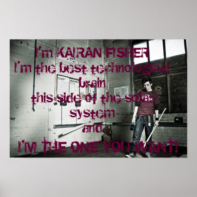 Celui que vous voulez Poster Kai COS (RARE) (Devant)