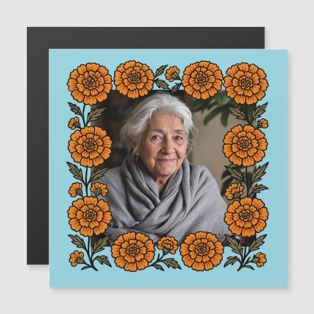 Cempasúchil Autel d'offrande Jour des Morts (Devant / Derrière)