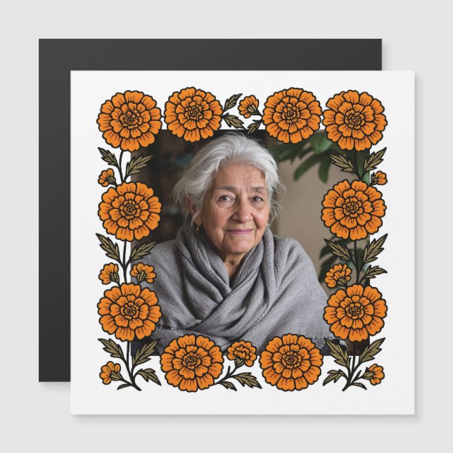 Cempasúchil Ofrenda Altar Día de Muertos (Devant / Derrière)