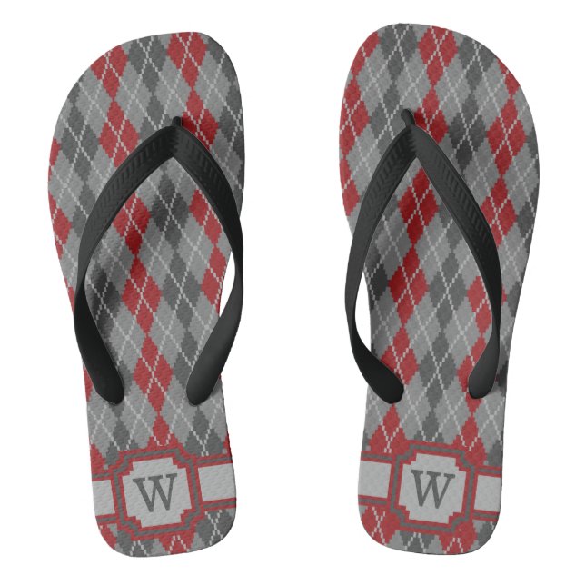 Cendres et membres Jacquard tongs flops (Semelle)