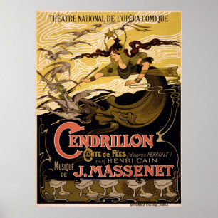 Cendrillon, conte de fées - Poster de l'Opéra
