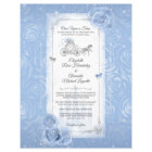 Cendrillon fée Mariage Scroll Invitations