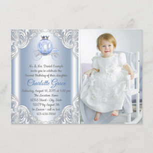 Cendrillon Princesse Anniversaire Fête Invitation