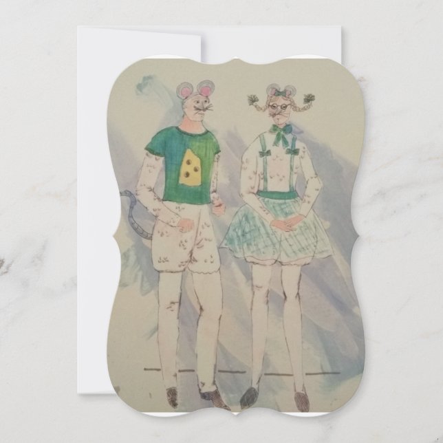 Cendrillon's Mice : Carte de voeux (Devant)