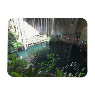 Cenote Bleu Sacré, Ik Kil, Mexique Magnet photo