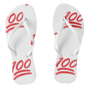 cent émoji sandales tongs chaussures