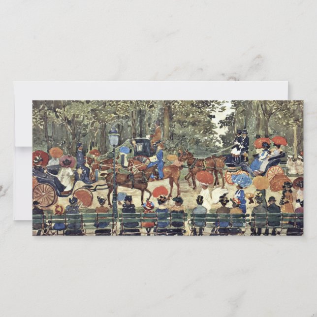 Central Park New York Par Prendergast Maurice Braz (Devant)