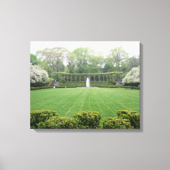 Central Park NYC Conservatoire Jardin Photo Toile (Recto)